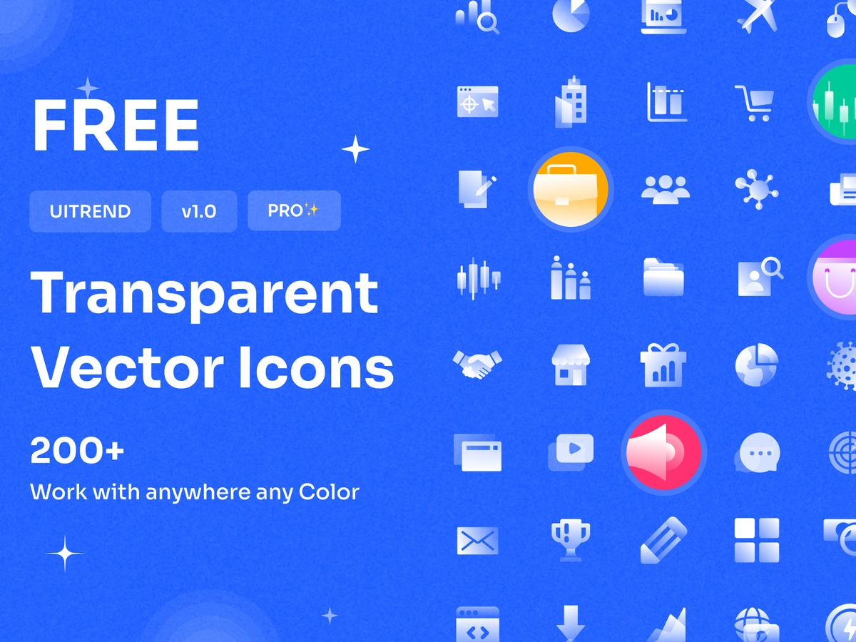 Free Transparent Vector Icons pack